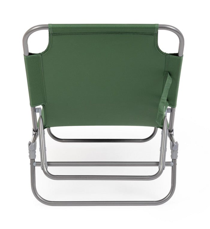 Set 4 Lettini Prendisole da Giardino 55x185x70 cm in Tessuto Poliestere Orisano Verde