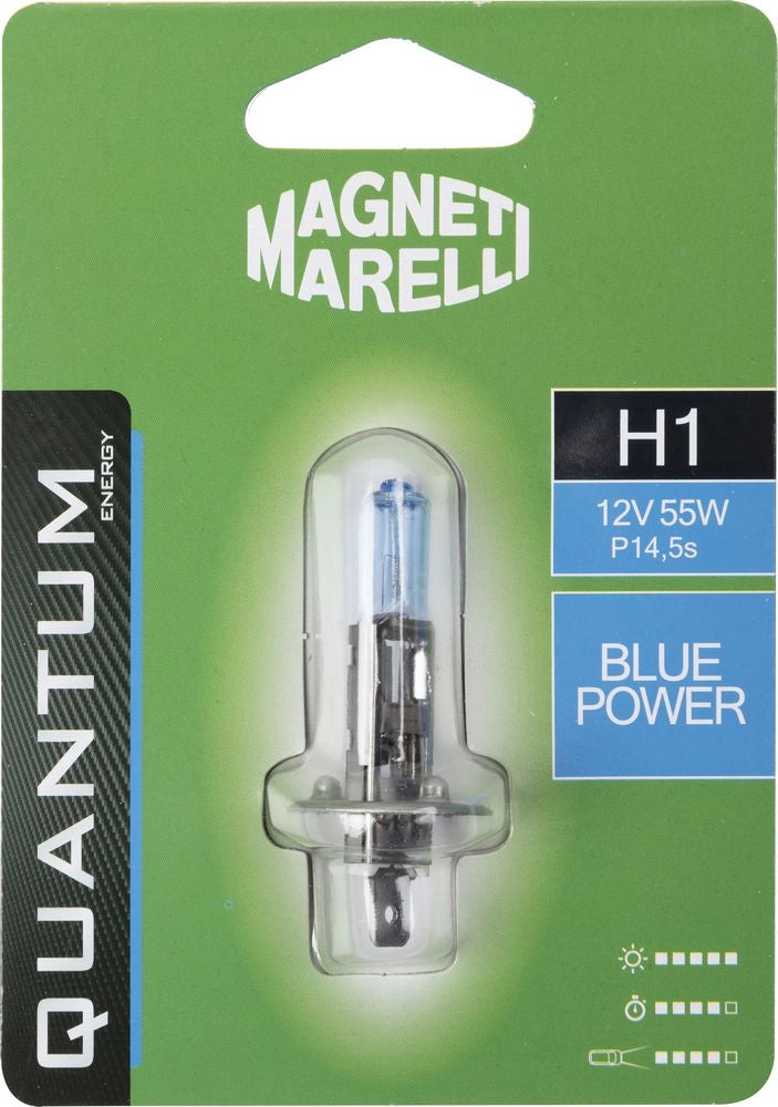 Magneti Marelli H1 lampadina singola auto blue power 12V 55W attacco P14,5s