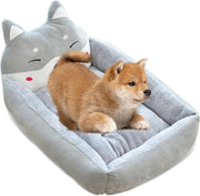 Cuscino lavabile per cani - Letto quadrato soffice per cani e gatti piccoli, medi, grandi