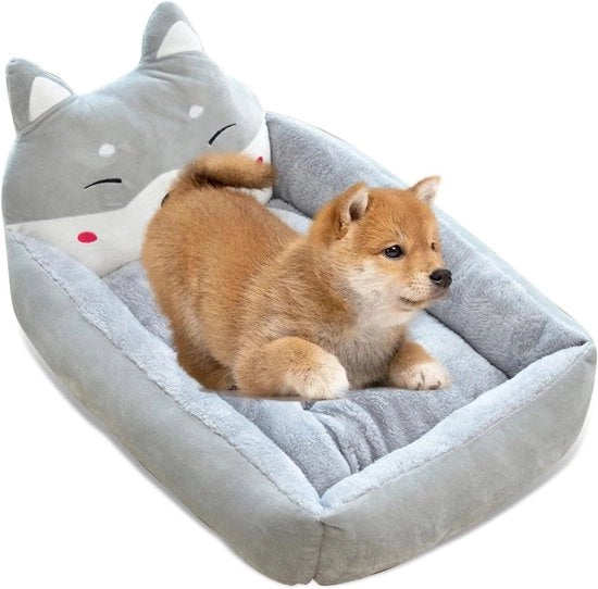 Cuscino lavabile per cani - Letto quadrato soffice per cani e gatti piccoli, medi, grandi