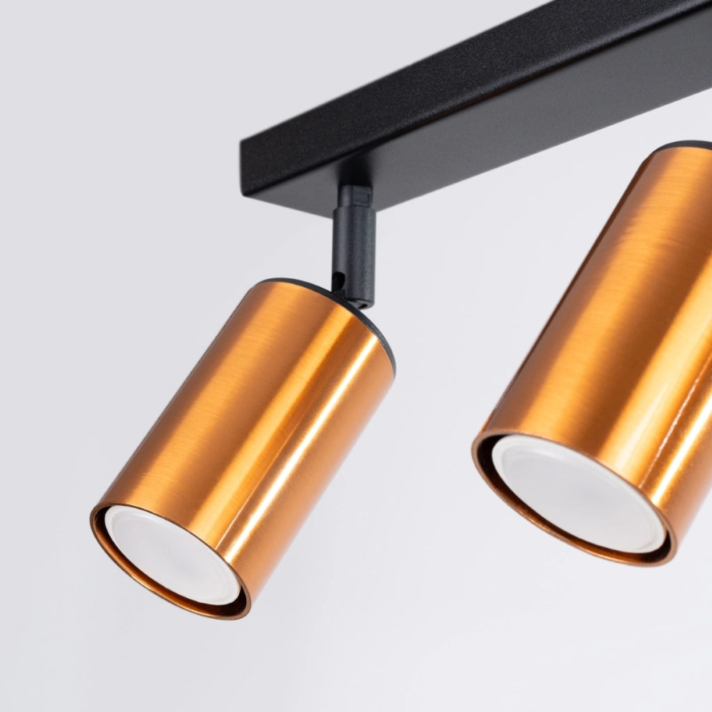 Lampada moderna a tubo in acciaio Winx Bittersweet Shimmer FI6/10 2x10W LED