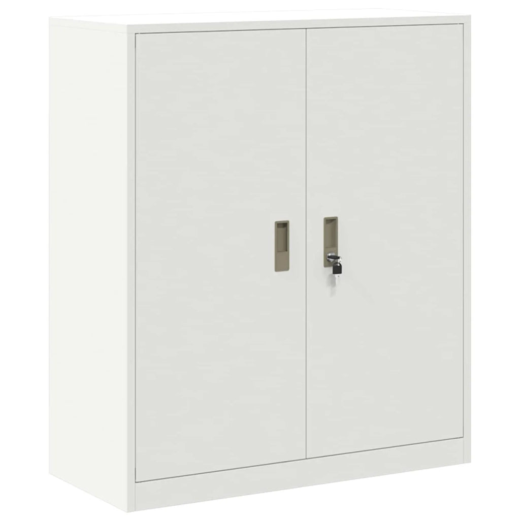 Armadio Bianco 90 x 40 x 105 cm Acciaio CFW1342913