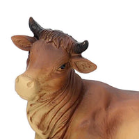 Natività resina set 11pz verde e rosso cm xh20