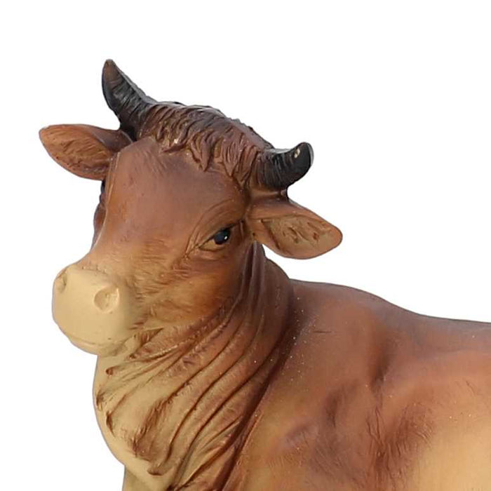 Natività resina set 11pz verde e rosso cm xh20