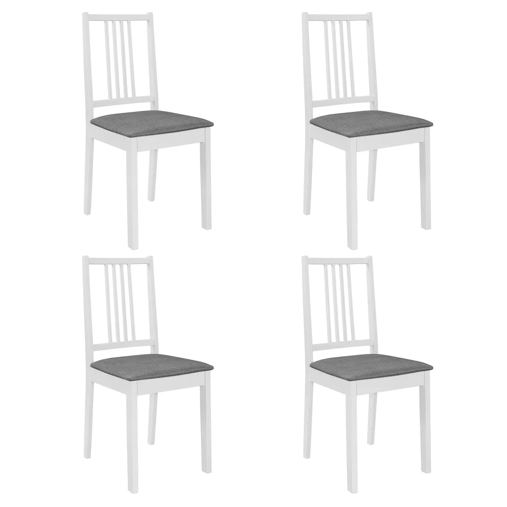 Set per Sala da Pranzo 5 pz in MDF Bianco 276396