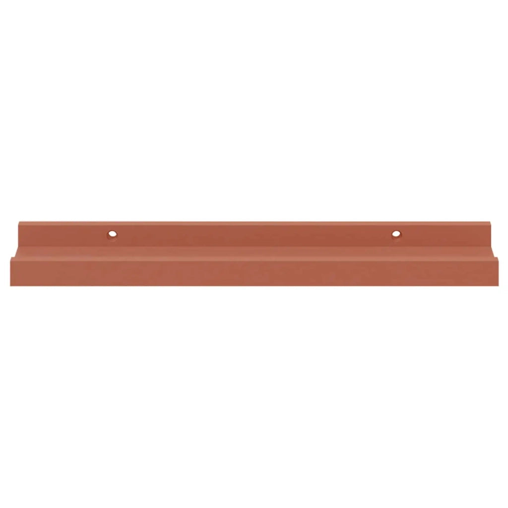 Scaffale da parete 4 pcs Rosso 40 x 9 x 3 cm Legno multistrato