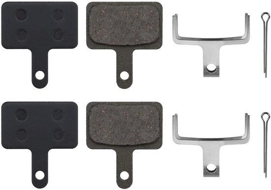 Blocco Frizione Semi-Metallico - 2 Pari di Blocchi Frizione - Frizione a Disco - Resina Sintetica - Buona Potenza di Frizione - Bassa Risonanza