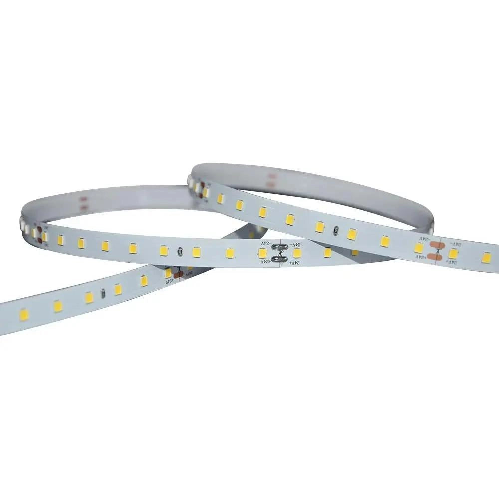 Striscia LED V-TAC SMD2835 24V IP20 3000K 800lm/m 5m
