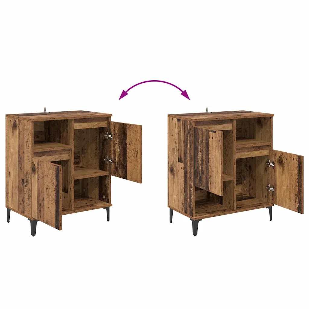 Sideboards 3 pcs Legno vecchio 60 x 35 x 70 cm 3415562