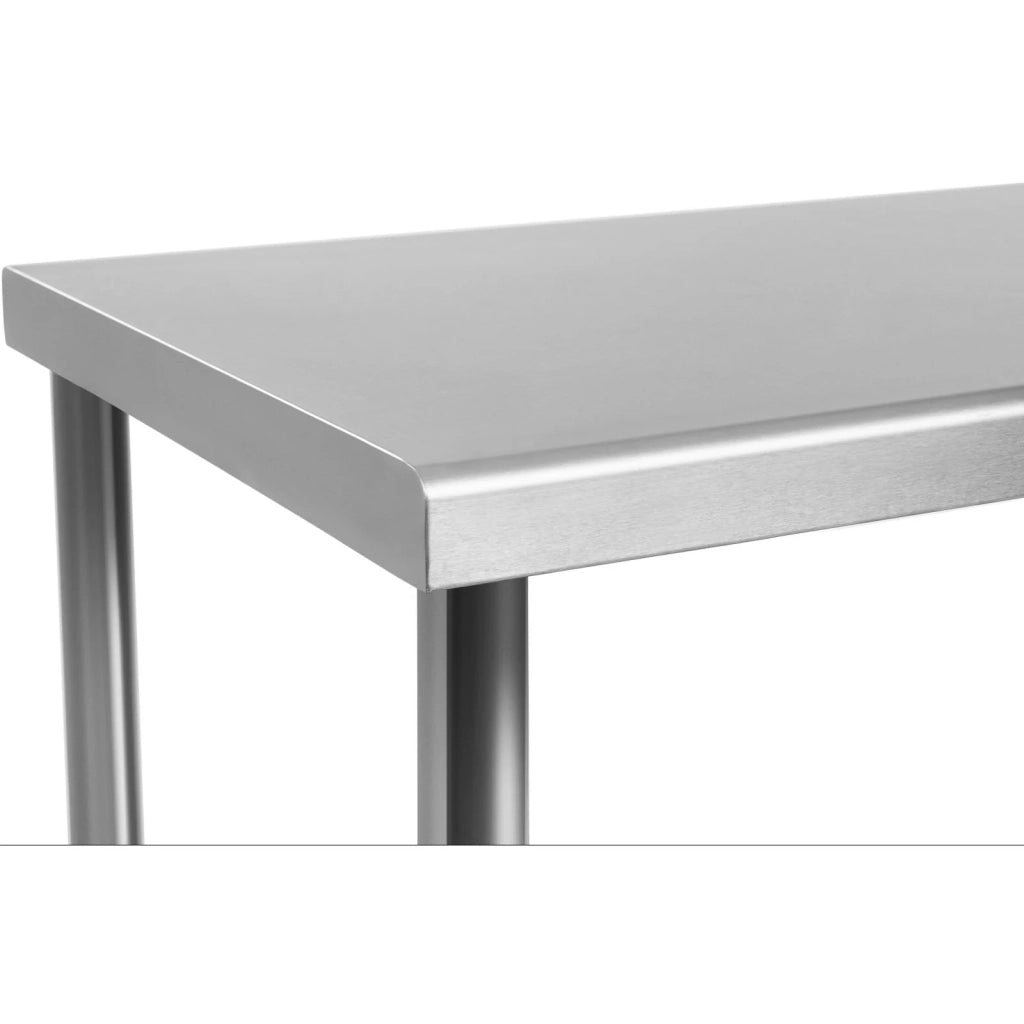 Tavolo da lavoro professionale in acciaio inox con gambe regolabili 100 x 60 cm 3614078