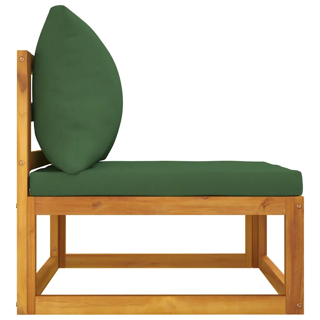 Salotto da Giardino-Set Divani da Giardino 2pz con Cuscini Legno Massello di Acacia 407829