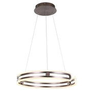 Italux Kiara lampada a sospensione LED Ø60 caffè 80W