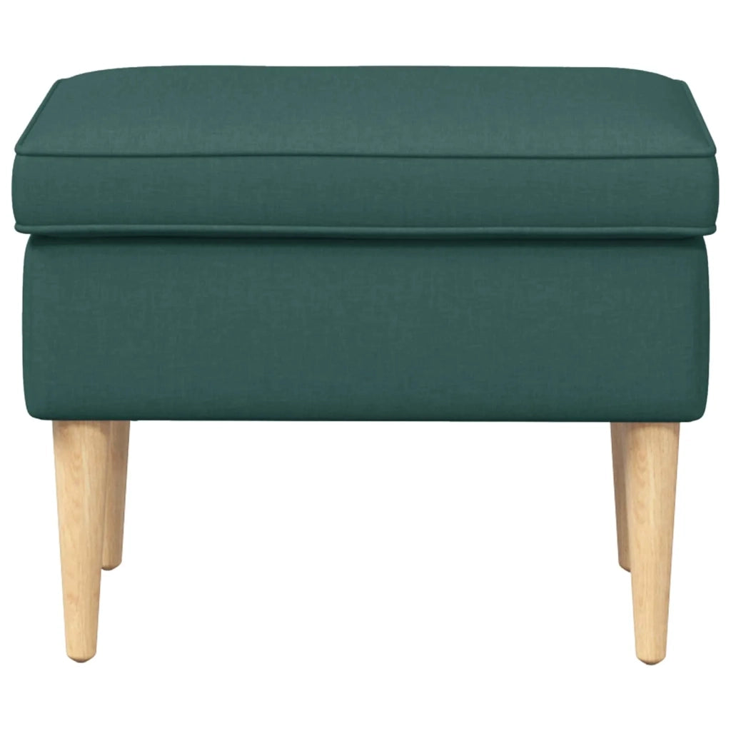 Poggiapiedi Verde Scuro 55 x 35 x 41 cm Poliestere