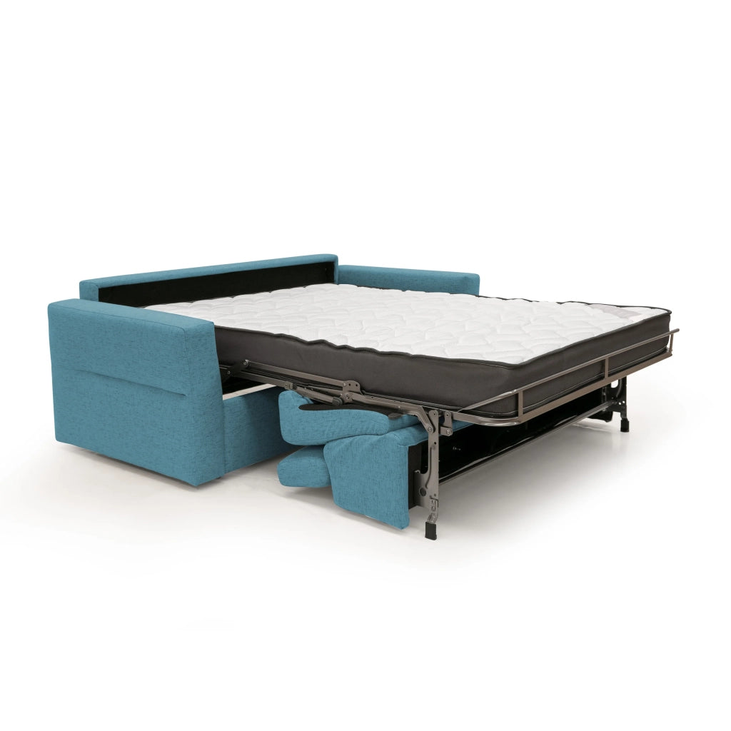 Avalon Divano letto con materasso H18 200 cm (mat. 140x197 cm) grigio