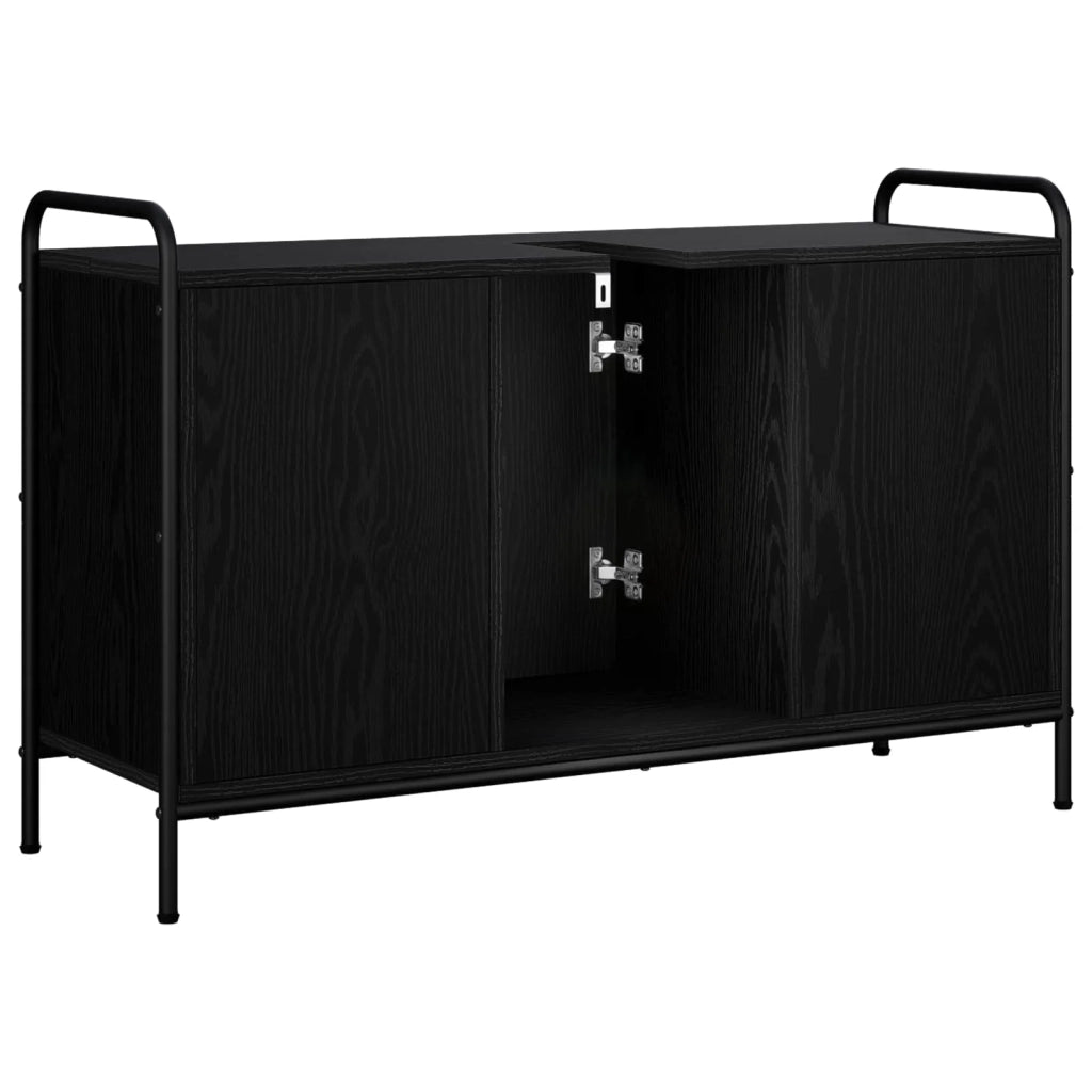 Mobile da Bagno Rovere Nero 95 x 34 x 61 cm 8014076