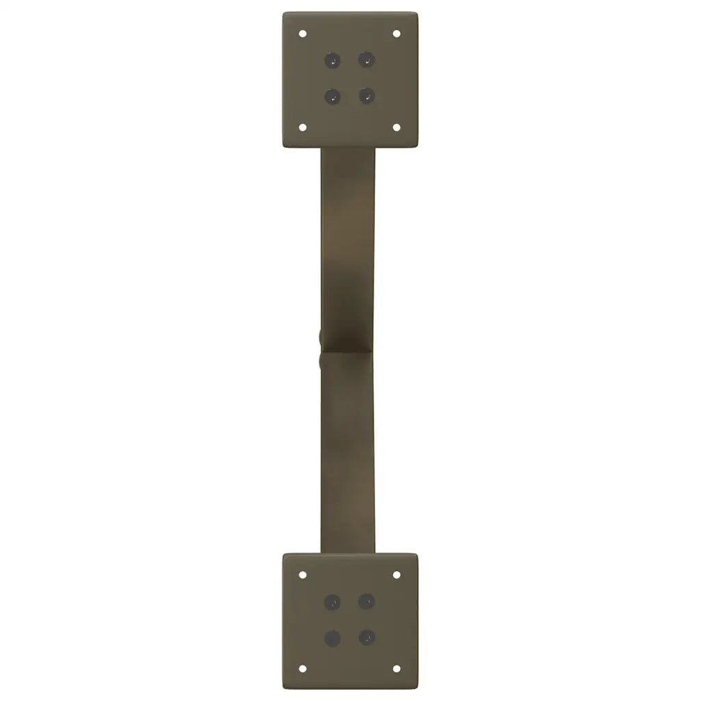 Gambe per Tavolino da CaffÃ¨ a Forma di X 2 pz Acciaio Naturale 50x(42-43) cm Acciaio