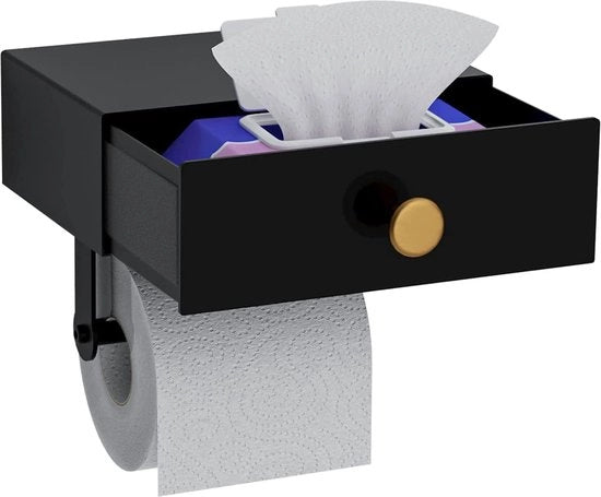 Tissue holder adesivo con rilascio di pannello per carta igienica, dispenser per carta igienica per bagno, montaggio a parete, fondo morbido, grigio