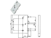 SERRATURA TRIPLICE INFILARE MULTIFUNZ. CIL. EU. + D/M BLINDATE 133Y9- - DX (Y133Y965180) - 1 pezzi YALE