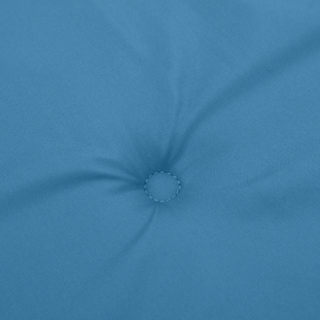 Cuscini Panca Giardino 2pz Blu MÃ©lange 200x50x7 cm Tessuto