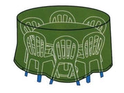 TELO COVER COPERTURA PER TAVOLI TONDI CON SEDIE CM. 193xH89 ARREDO GIARDINO