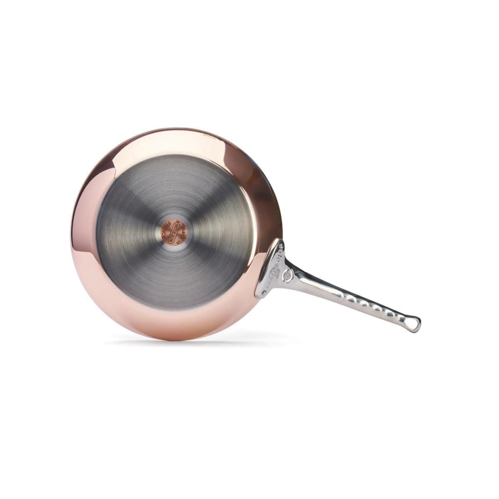 De Buyer 6224.32 Prima Matera Padella Multiuso in Rame e Acciaio inox Diametro 32 cm colore Acciaio inox Rame