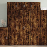 Credenza Rovere Fumo 70x42,5x185 cm in Legno Ingegnerizzato 3281431