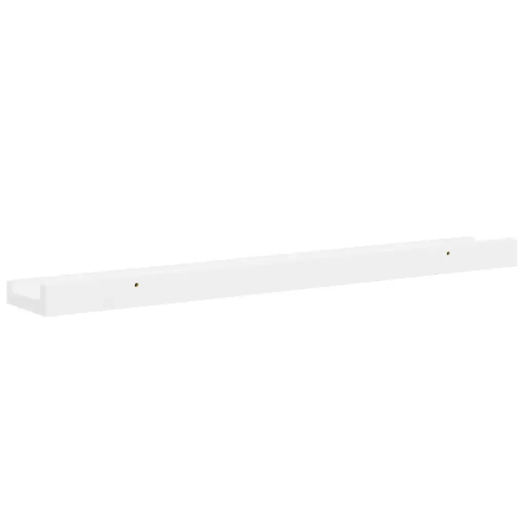 Mensole da Parete 4 pz Bianco Lucido 60x9x3 cm 326654