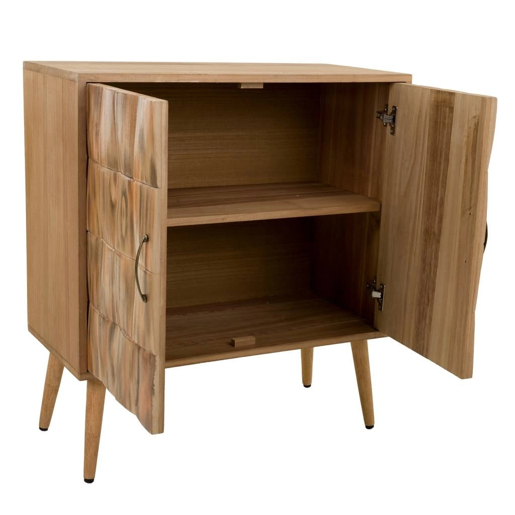Mobile da ingresso in legno marrone 76x38x83h