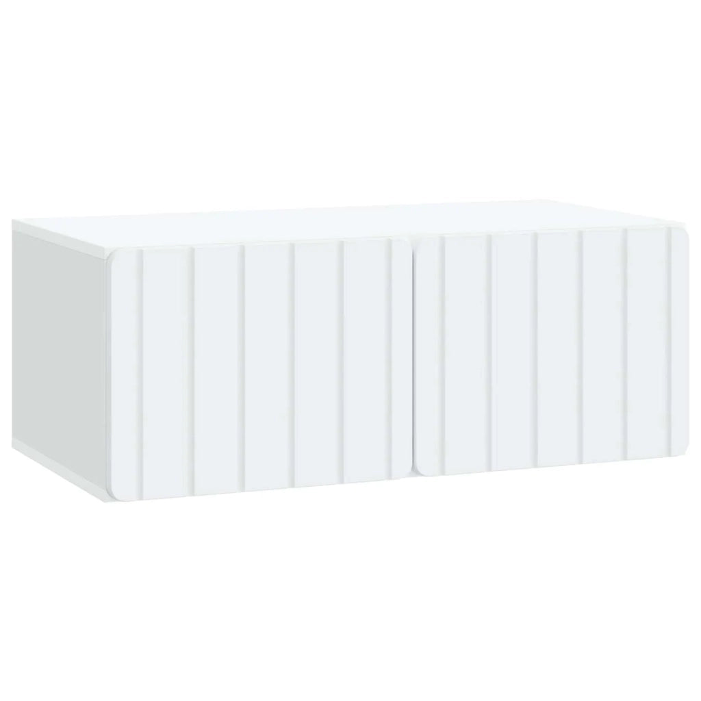 Mobile Porta TV da Muro Bianco 78,5 x 41 x 30 cm 898345