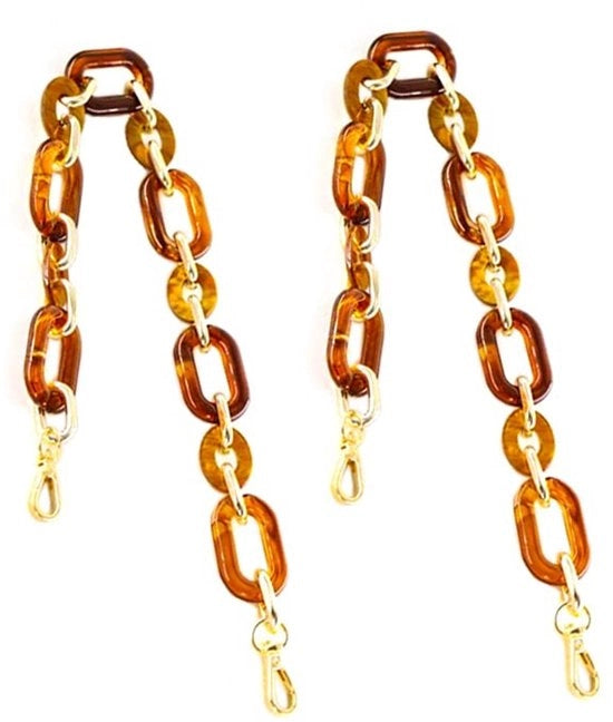 Zaino con cinturino a schiena 44 cm - 2 pezzi - Acryl - Cinturino con fermaglio - Cinturino portabagagli - Cinturino con chiusura a carabina - Design unico - Cinturino per borse