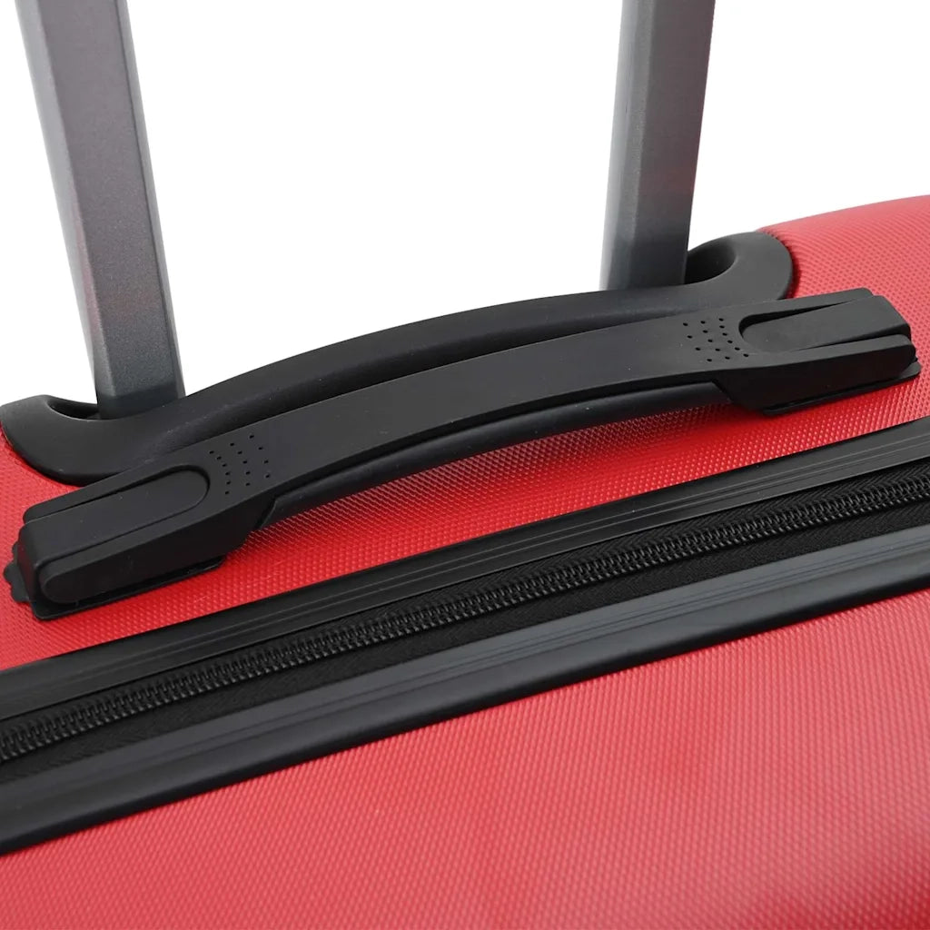 Valigia con blocco 3 pz Rosso 50 x 31 x 78 cm Plastica ABS CFW7280760