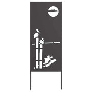 Schermo per privacy in giardino Traforo Nero 50 x 140 cm CFW9083933