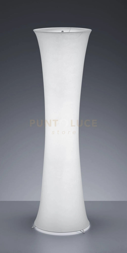 GRAVIS PIANTANA IN COTONE BIANCO D. 35 H. 123 2 LUCI ATTACCO E27