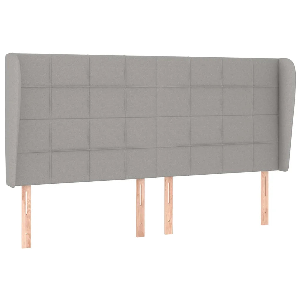 Giroletto a Molle con Materasso Grigio Chiaro160x200 cm Tessuto 3127973