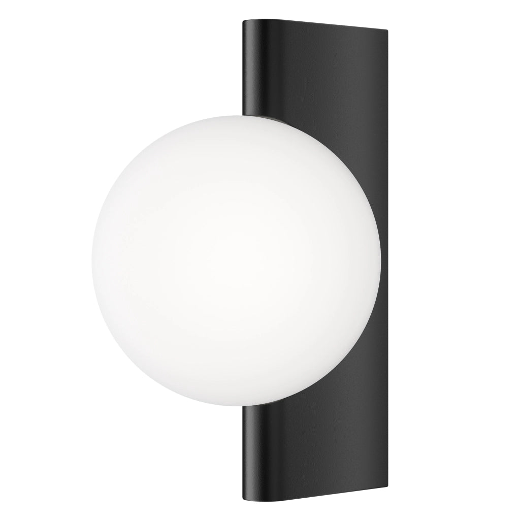 Maytoni applique contemporanea Avant-garde 1 luce G9 nero metallo diffusore bianco