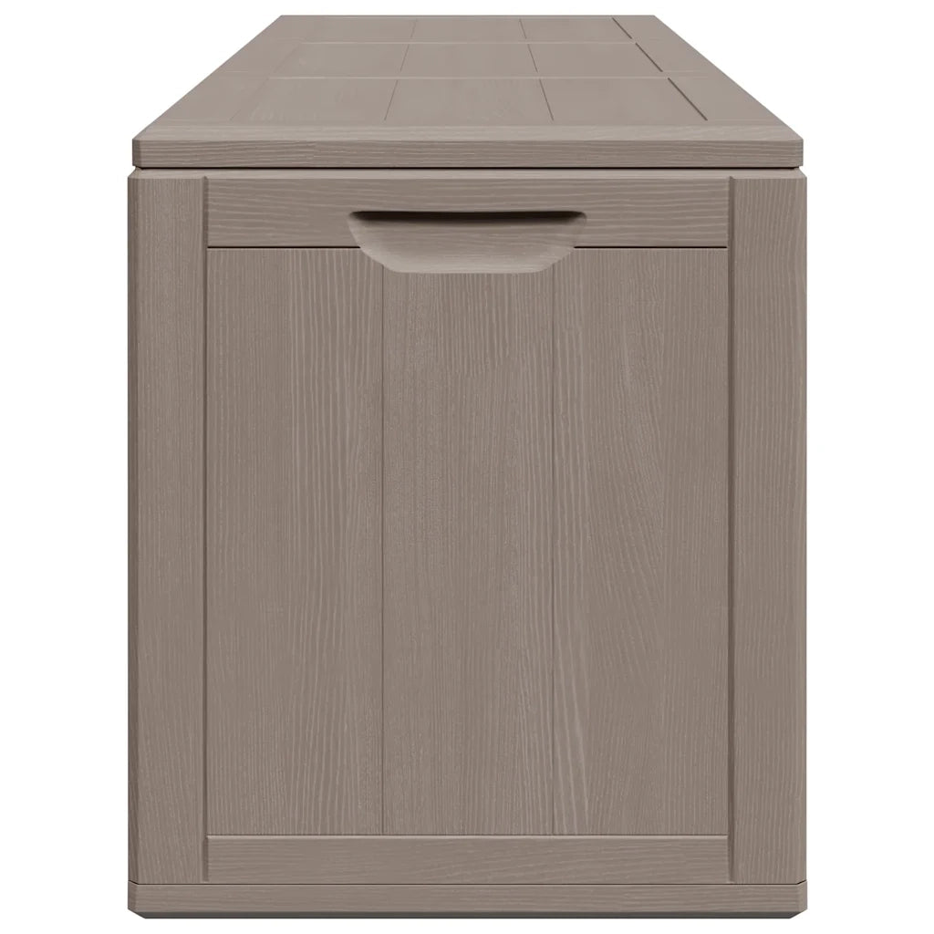 Baule da Giardino 270 L Marrone Aspetto legno in PP CFW4888868