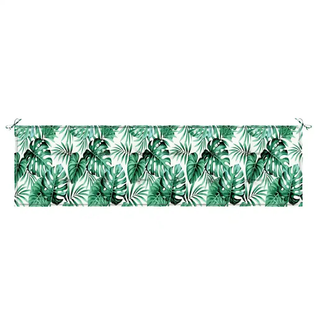 Cuscino per sedie | Cuscino per Panchina Foglia Motivo a foglia 150 x 50 x 3 cm
