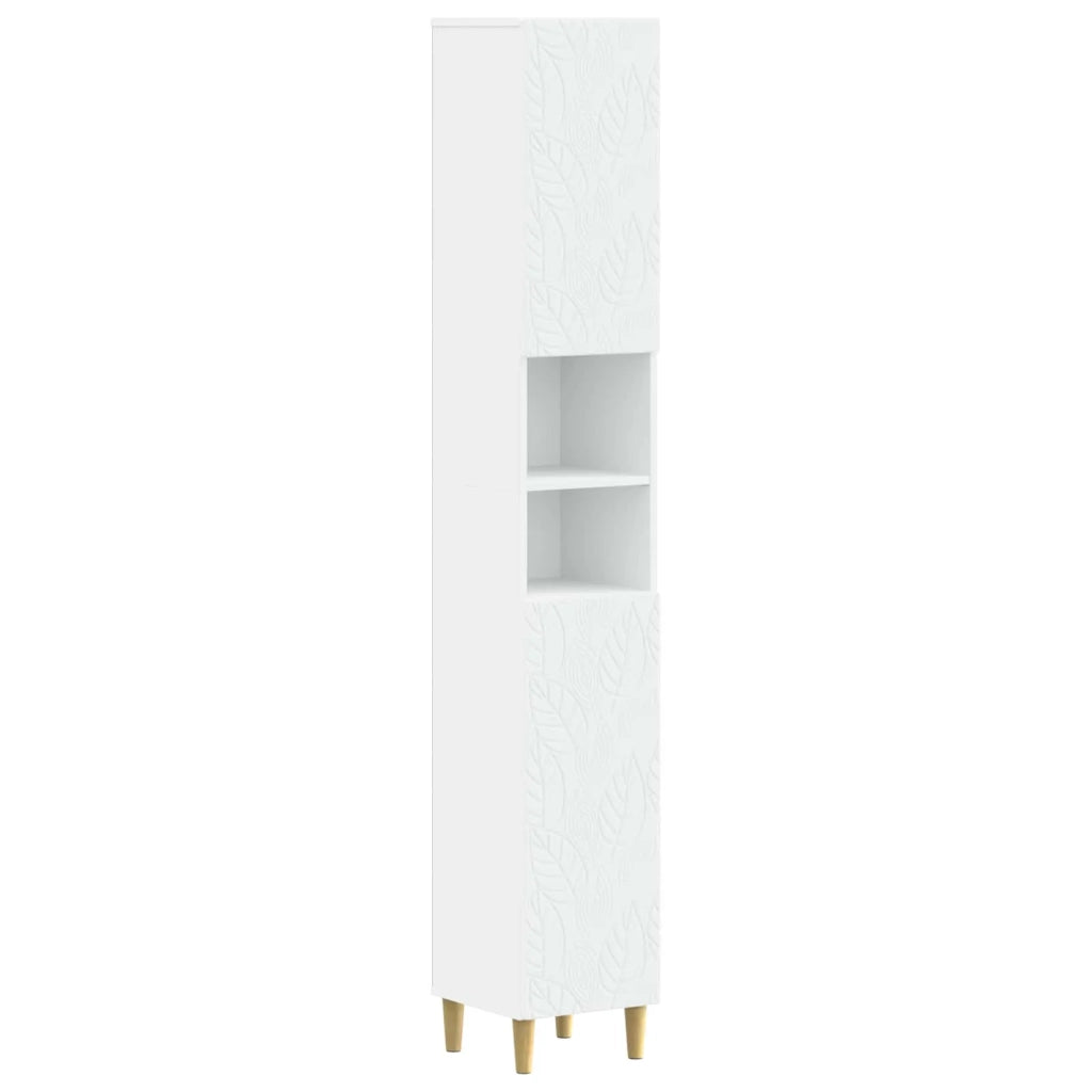 Armadio da Bagno con Ripiano Aperto DELFT Bianco 897035