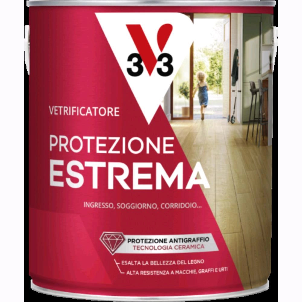 V33 Vetrificatore per Parquet Protezione Estrema Trasparente Cerato 750 ml