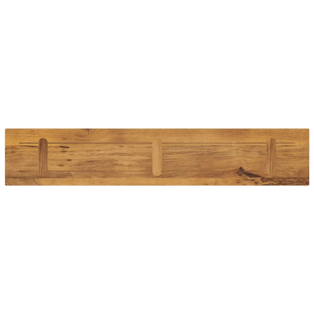 Piano per Tavolo 180x30x3,8cm Rettangolare Legno Massello Mango 371638