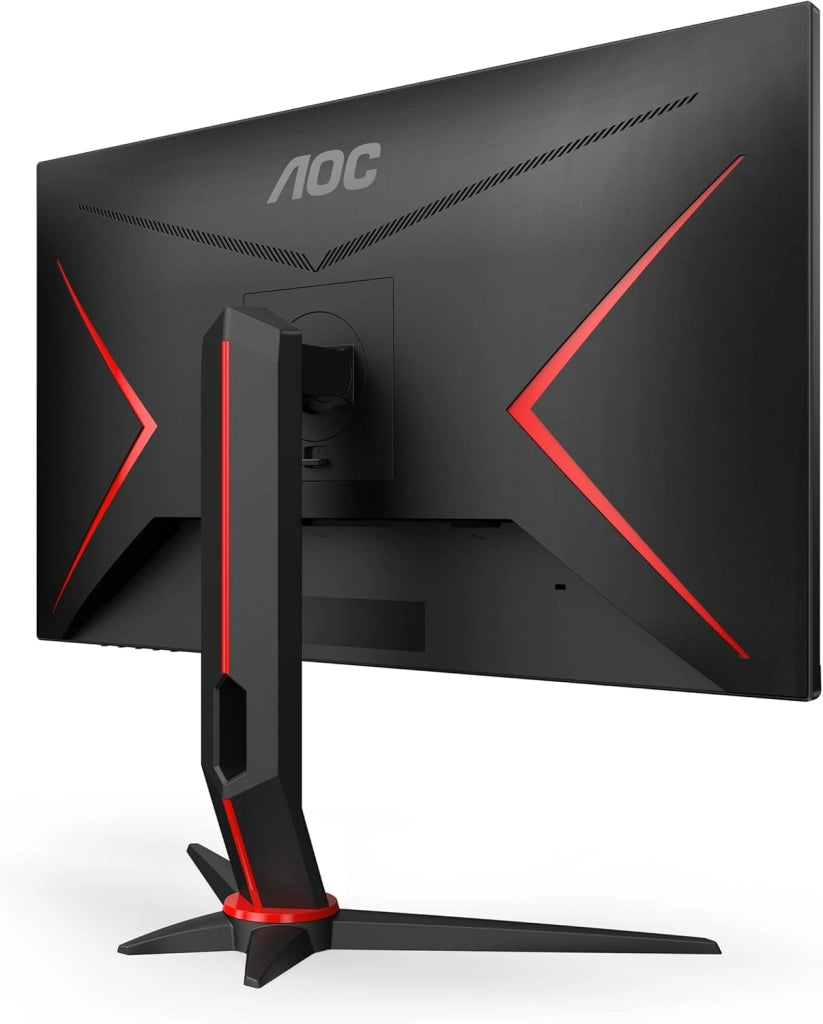 27G2/BK, Display da gioco Full HD da 68.6 cm (27 pollici) (HDMI, DisplayPort, Free-Sync, tempo di reazione 1 ms, 144 Hz, 1920 x 1080), Nero/Rosso