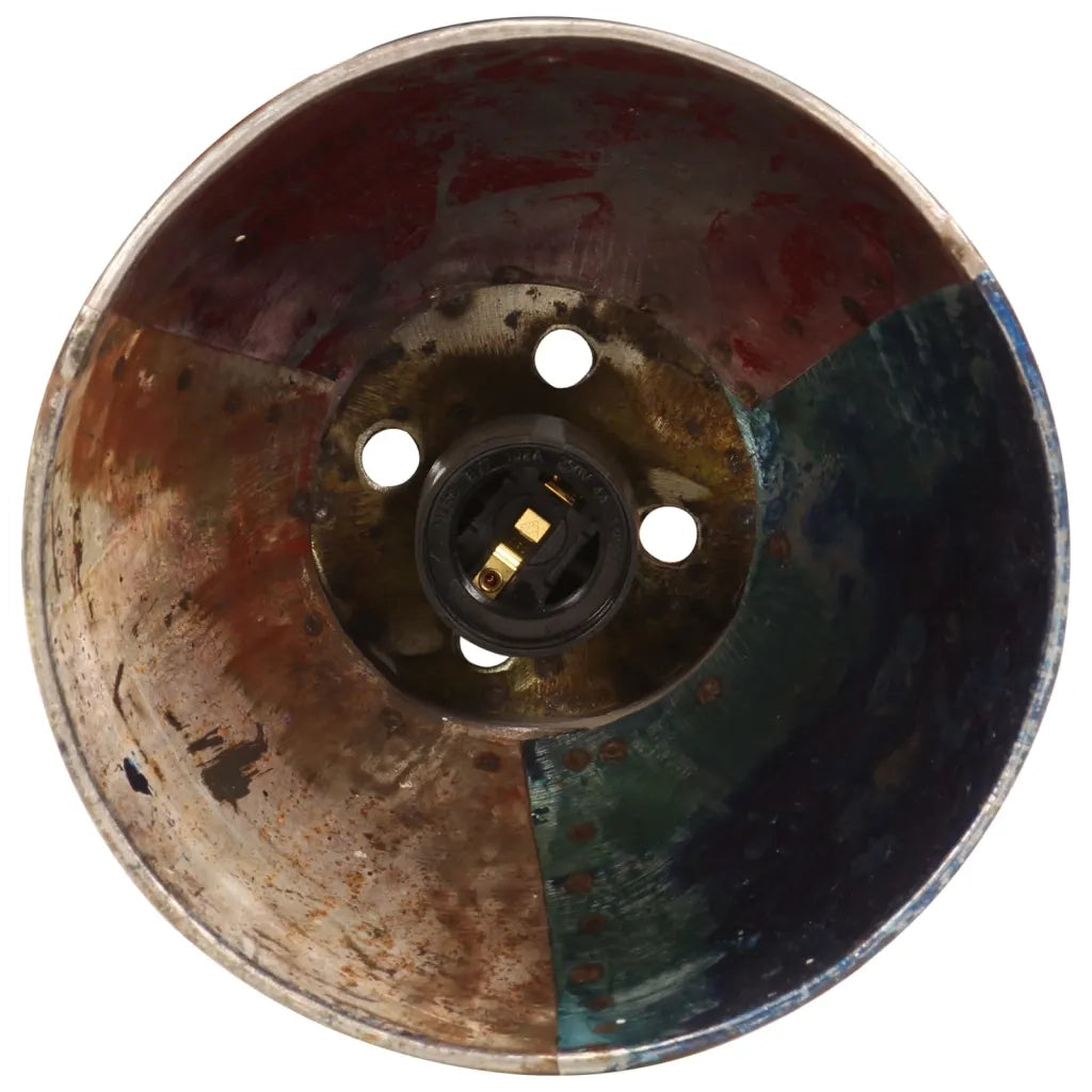 Lampada Sospesa Industriale 25 W Multicolore Rotonda 17 cm E27 344402