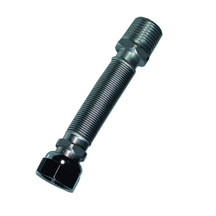 FLESSIBILE INOX RACCORDO IN OTTONE MM 220 / 420 ACQUA PARIGI- 1/2- PARIG- pezzi 1