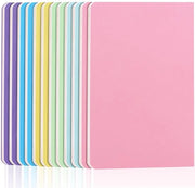 Blocchi di appunti 12 pezzi - formato A5 - copertina morbida - carta amica degli occhi - legatura con filo rinforzato - colori pastello - scrittura