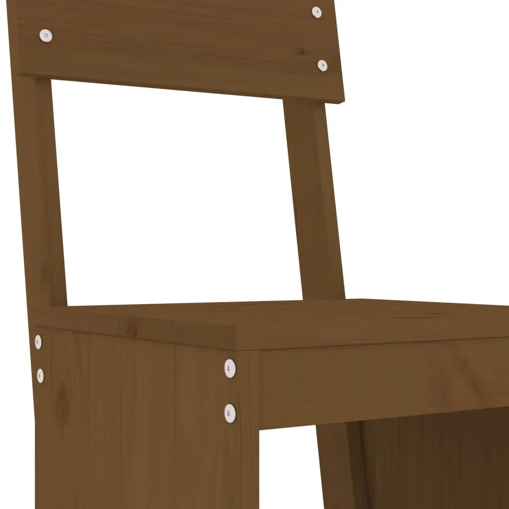 Set Bar da Giardino 5 pz ambra in Legno Massello di Pino 3157808