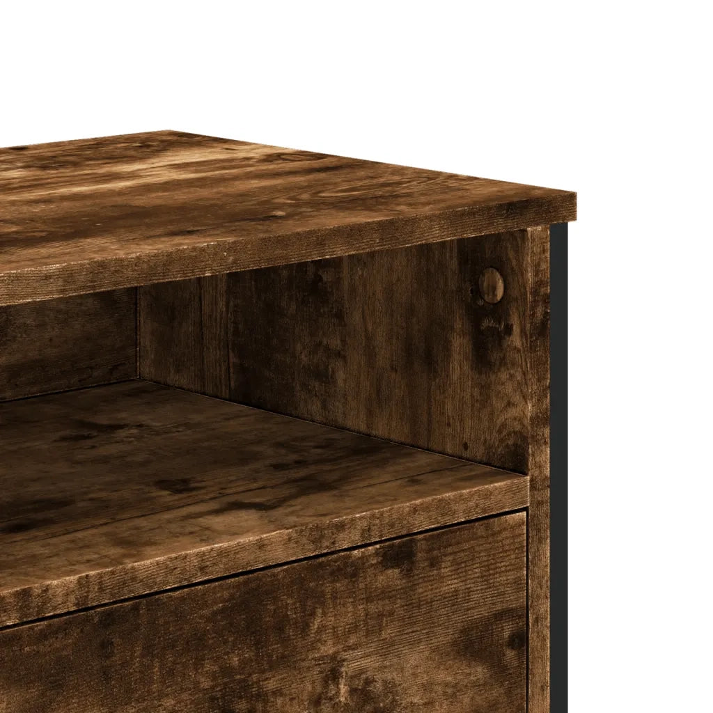 Mobile TV | Armadietto TV | Mobile Porta TV Rovere Fumo 122x34x41 cm in Legno Multistrato