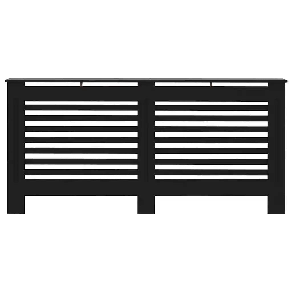 Copertura per Radiatore Nera 172x19x81 cm in MDF cod mxl 62538