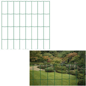 Rete elettrosaldata zincata plastificata maglia mm 100x50 altezza 150 cm rotolo da 25 metri