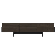 Porta TV in legno "Hege" - 180 x 30 x 44 cm - Nero