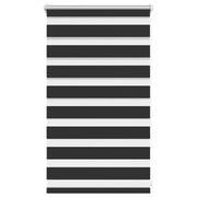 Tenda a rullo | Tenda avvolgibile zebra 50,9x100 cm Tessuto Larghezza 46,7 cm nero